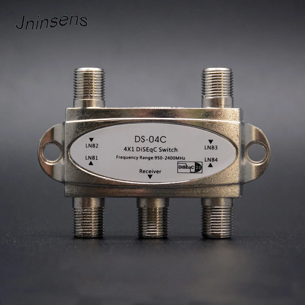 Jninsens оригинальный цинковый 4*1 переключатель DiSEqC 2 0 спутниковый ТВ цифровой