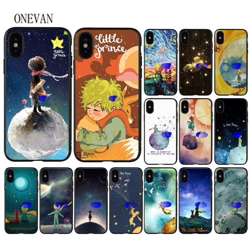 Черный мягкий чехол The little prince для Apple iPhone 7 8 6 6S Plus X XS MAX 5 5S SE XR|Бамперы| |