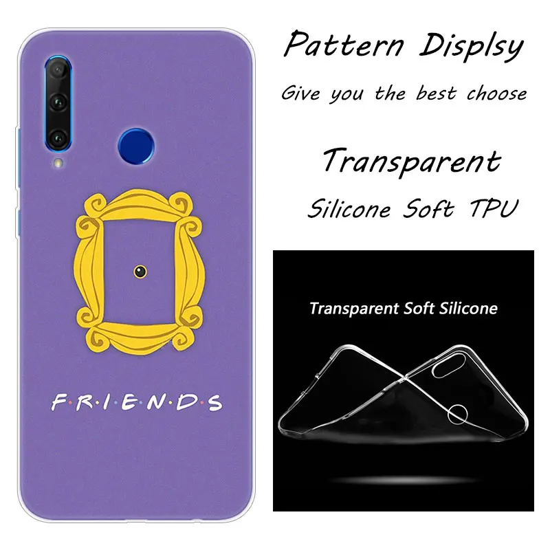 Мягкий силиконовый чехол для телефона Hot Friends Together для huawei Honor 20 20i 10 9 8 Lite 8X 8C 8A 8S 7S 7A Pro View 20 Модный чехол - Цвет: 009