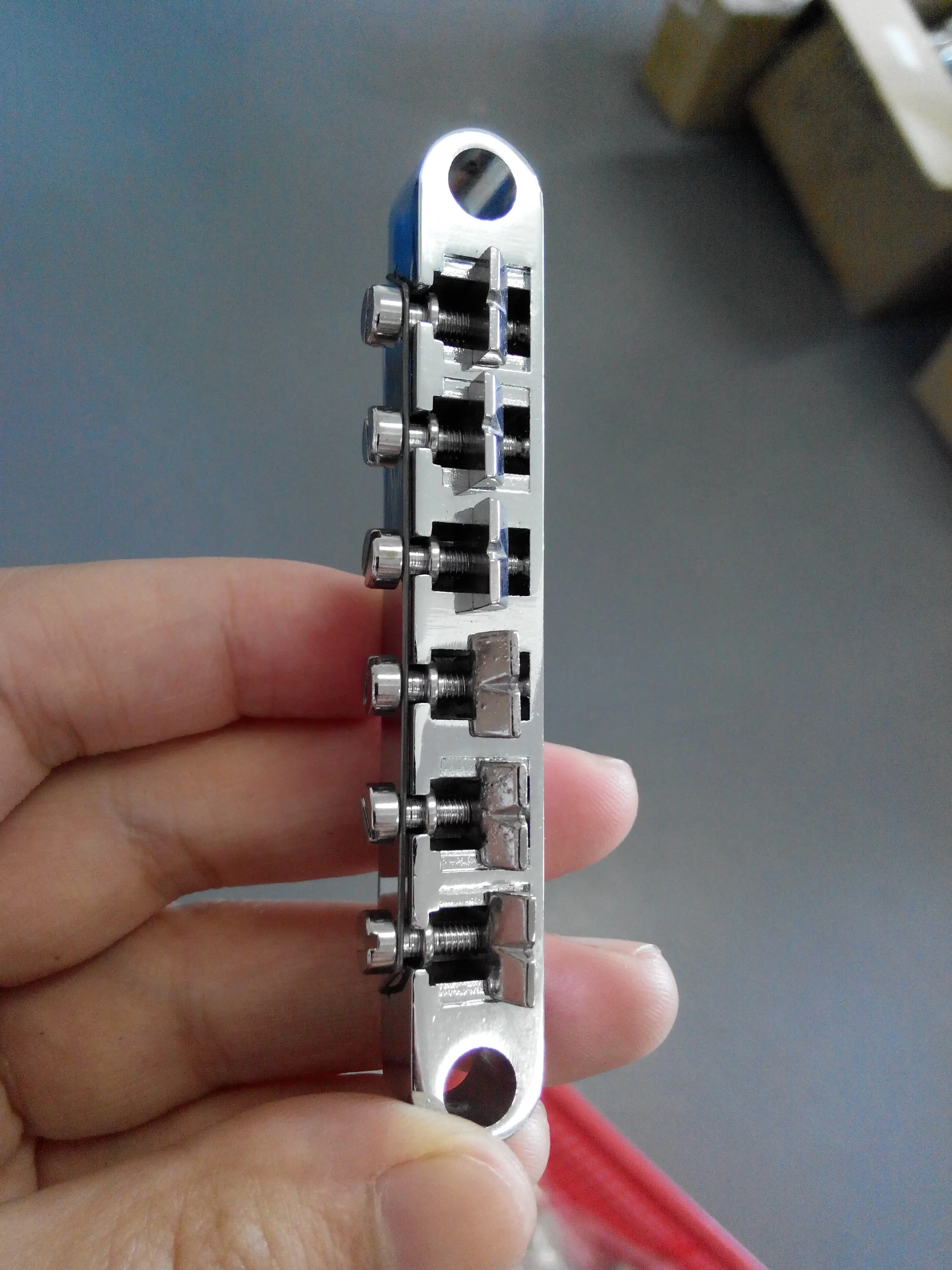Цвет черный хром фиксатор для электрогитары|tune-o-matic bridge|for electric guitarelectric guitar bridge black