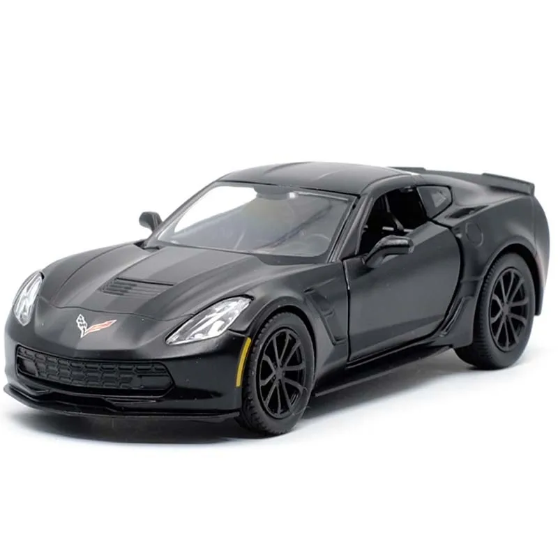 Металлические литая машинка Chevrolet Corvette C7 1:36 Игрушечная модель автомобиля из