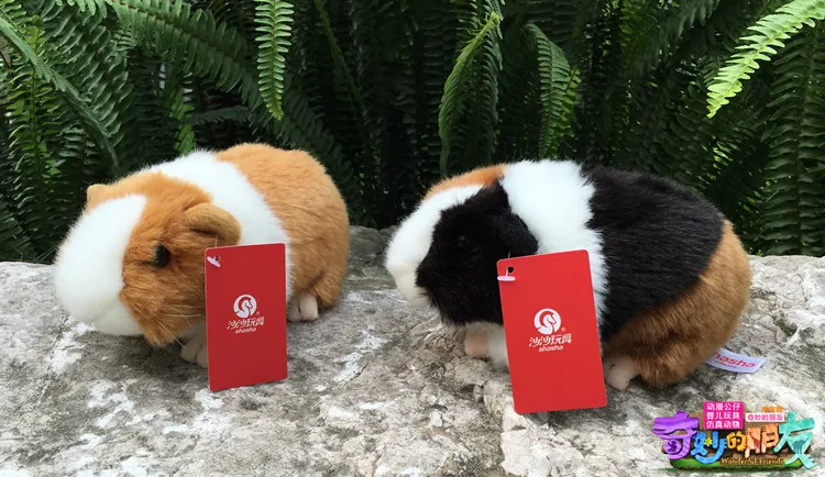 

18CM Kawaii Simulation Mouse Plush Toys Guinea Pigs Plush Dolls Cavia porcellus Stuffed Toy For Kids Free Shipping