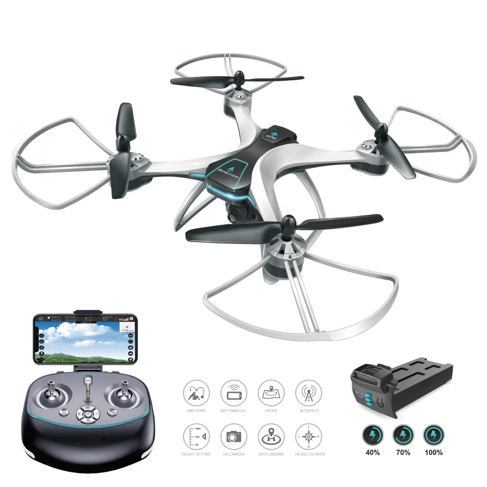 Обновленная и обновленная стандартная камера 2 4G GPS UAV HD 1080P мощная простая работа