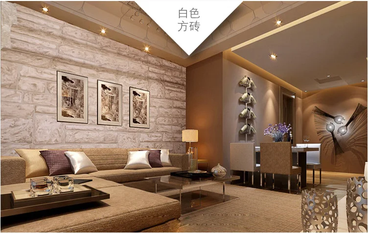 Retro brick pattern self-adhesive wallpaper self-adhesive wall paper bedroom room adhesive decorative stickers color film paste