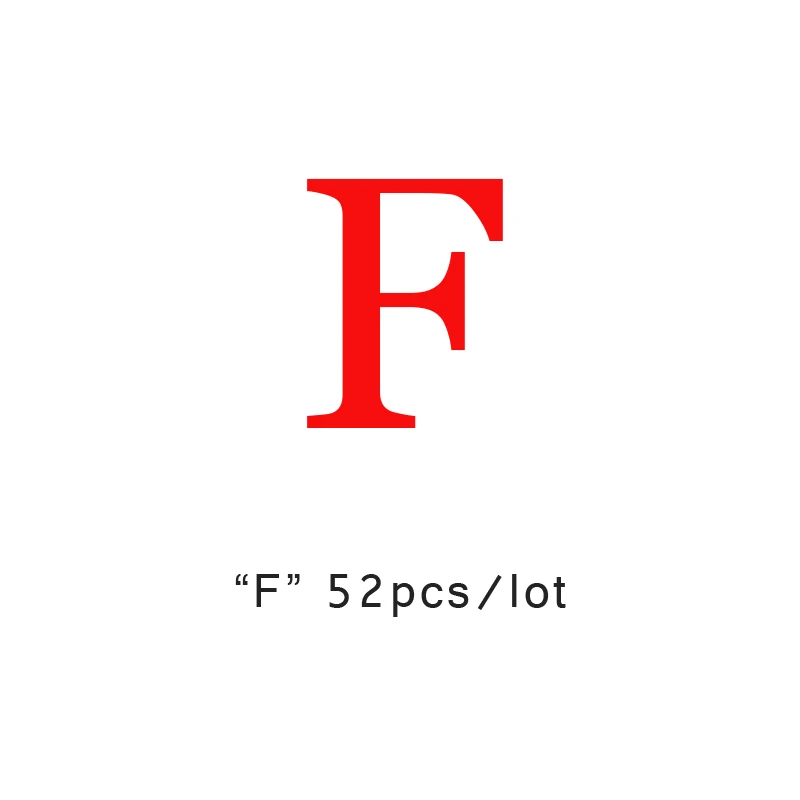 F 52pcs BTFBES 10 мм деревянные бусины с принтом 26 букв 52 шт квадратные деревянные бусины свободного пространства ювелирные аксессуары DIY Изготовление браслета ожерелья - Цвет: F 52pcs