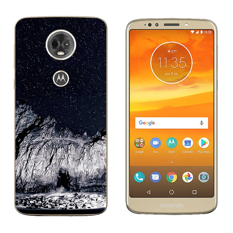 Мягкий силиконовый чехол из ТПУ для Motorola E5 Plus задняя крышка телефона 6 0 дюймов MOTO