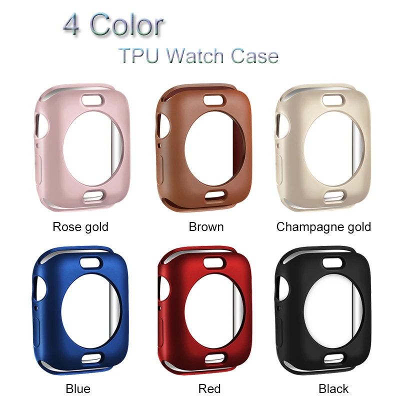 Чехол из ТПУ для Apple Watch защитный чехол iwatch серии 3 2 1 38 мм 42 | Наручные часы