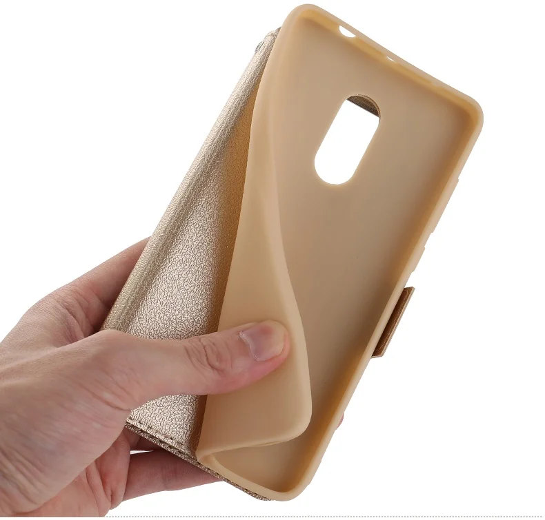 Чехол для Xiaomi Redmi 5 откидной чехол кожаный мягкий Plus с окошком и подставкой