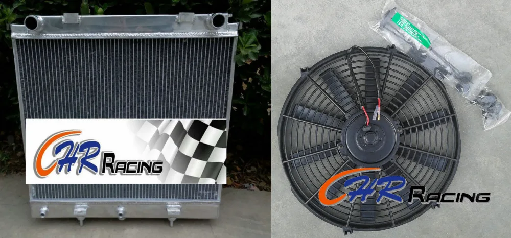 Алюминиевый радиатор + вентилятор для Land Rover RANGE ROVER P38 2 5 td TURBO дизельный двигатель