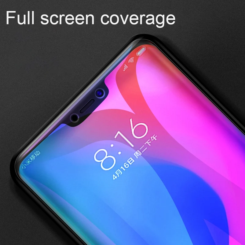 5D закаленное стекло для Xiaomi Mi 8 9H Защита экрана Xiomi Mi8 A1 6X Redmi Note 5 Pro 6 Plus 4X изогнутые