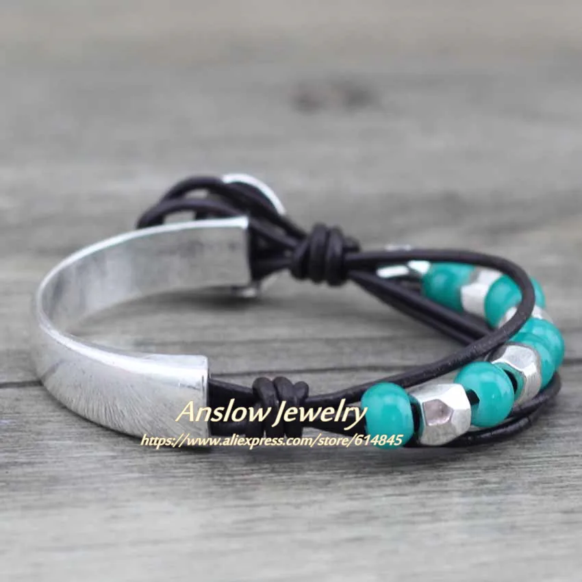 Бренд Anslow высшее качество новый дизайн винтажные стильные бусины античный