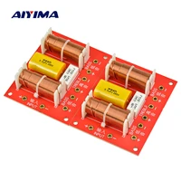 aiyima 2pcs 200w 3 ways speaker crossover treble dual bass crossover speakers audio 3 ways filter frequency divider 3400hz