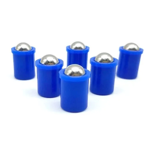 3pcs M8 M10 M12 Polyacetal-based body Positioning spring bead Step press-in Ball plunger stainless steel 9mm-16mm length | Обустройство