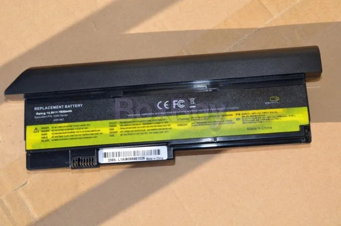 6600 мАч Аккумулятор для ноутбука lenovo thinkpad X200 7454 7455 7458x200 S 7465x200 X200si X201 x201-3323 X201i X201s