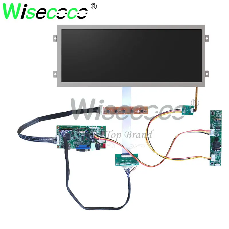 Kaufen 12,3 Zoll 1920*720 IPS LCD Screen Dispaly 850 Helligkeit Mit HDMI 40 Pin LVDS Controller Board Für Automotive LCD Instrumente