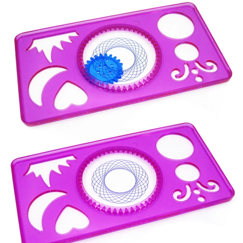 Пластиковые чертежная линейка развивающая игрушка инструмент Красочные