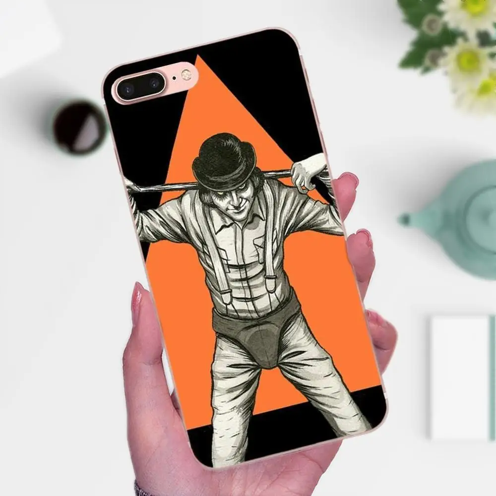 Оранжевый Заводной чехол для Apple iPhone 4 4S 5 5C 5S SE 6 6S 7 8 Plus X XS Max XR из мягкого