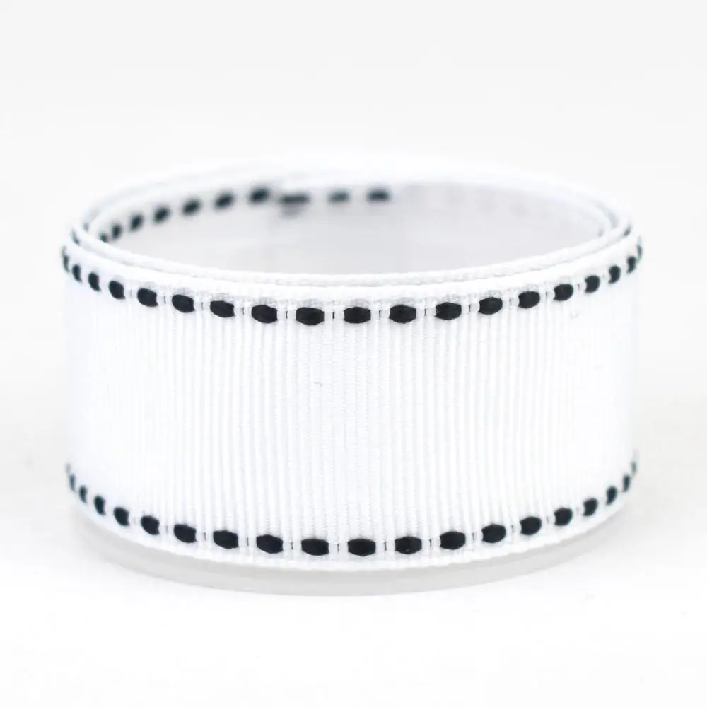 HSDRibbon 9 мм 16 мм 22 мм 38 мм цветная Стежка Корсажная Лента - Цвет: White 0295