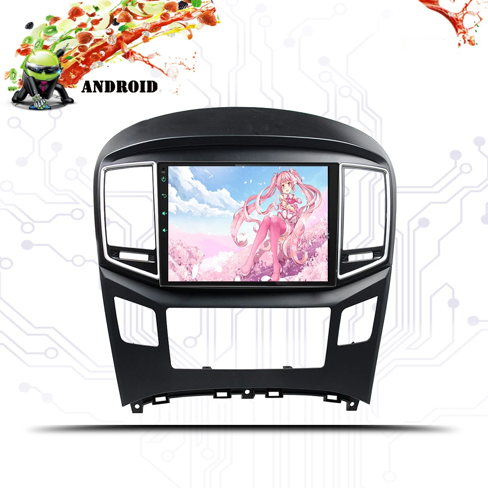 Автомобильный DVD-плеер 9 &quot Android 10 0 2 din GPS-плеер для Hyundai Starex H300 H1 2016-с gps-навигацией