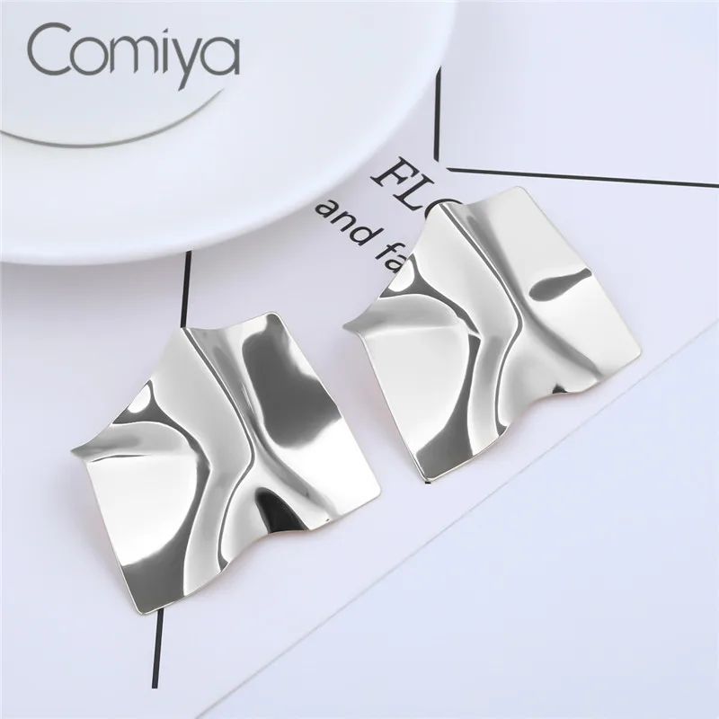 Comiya серьги гвоздики из цинкового сплава личности Brincos AliExpress массивные аксессуары