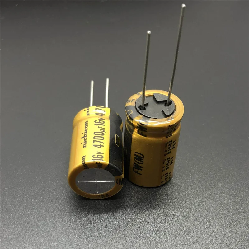 2 шт./10 шт. 4700 мкФ 16V NICHICON FW серии 16x25mm 16V4700uF аудио Алюминий электролитический конденсатор с алюминиевой крышкой