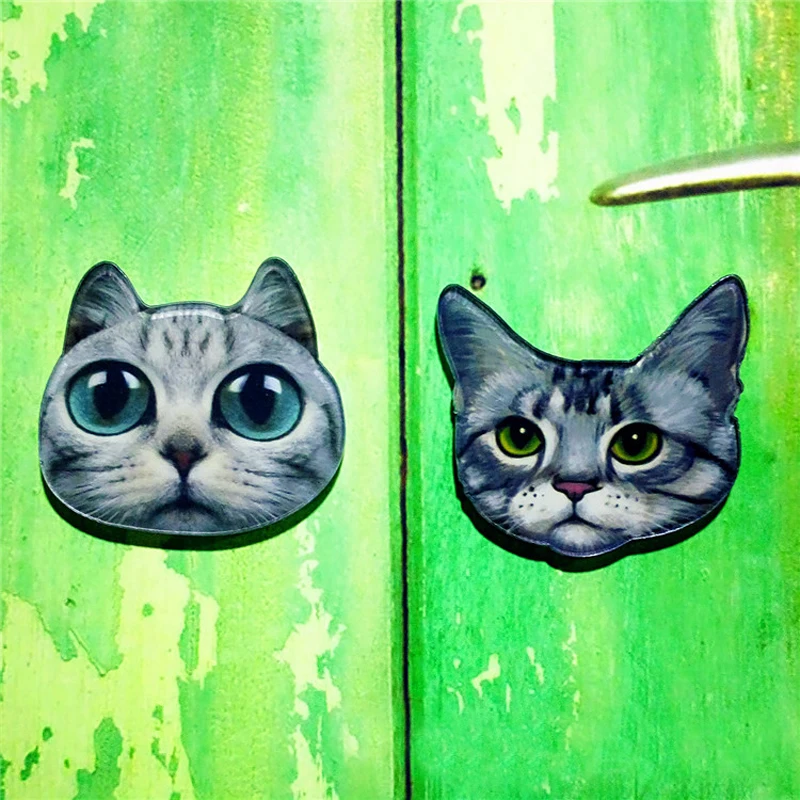 5 шт./компл. Meow Harajuku стиль акриловая брошь пин значков на рюкзак женская одежда