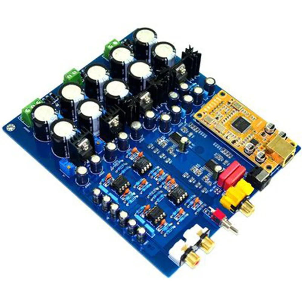 

AK4396VF+AK4113 Decoder DAC (Supports Fiber Optic Coaxial USB input) w/XMOS 208