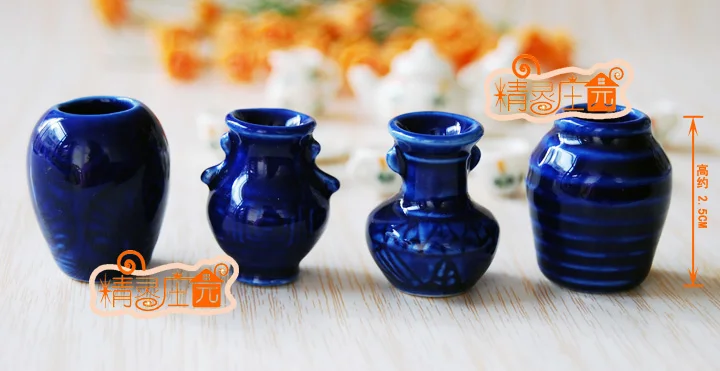 

Cute MINI Dollhouse Miniature Furniture accessories dollhouse vase(3)