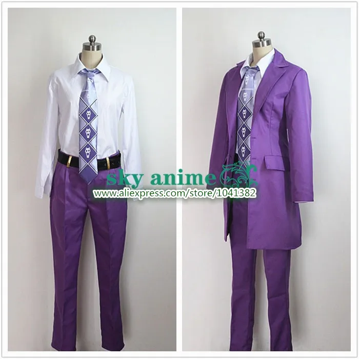 Новый костюм для косплея JoJo's Bizarre Adventure Part 4 Kira Yoshikage Новинка в наличии
