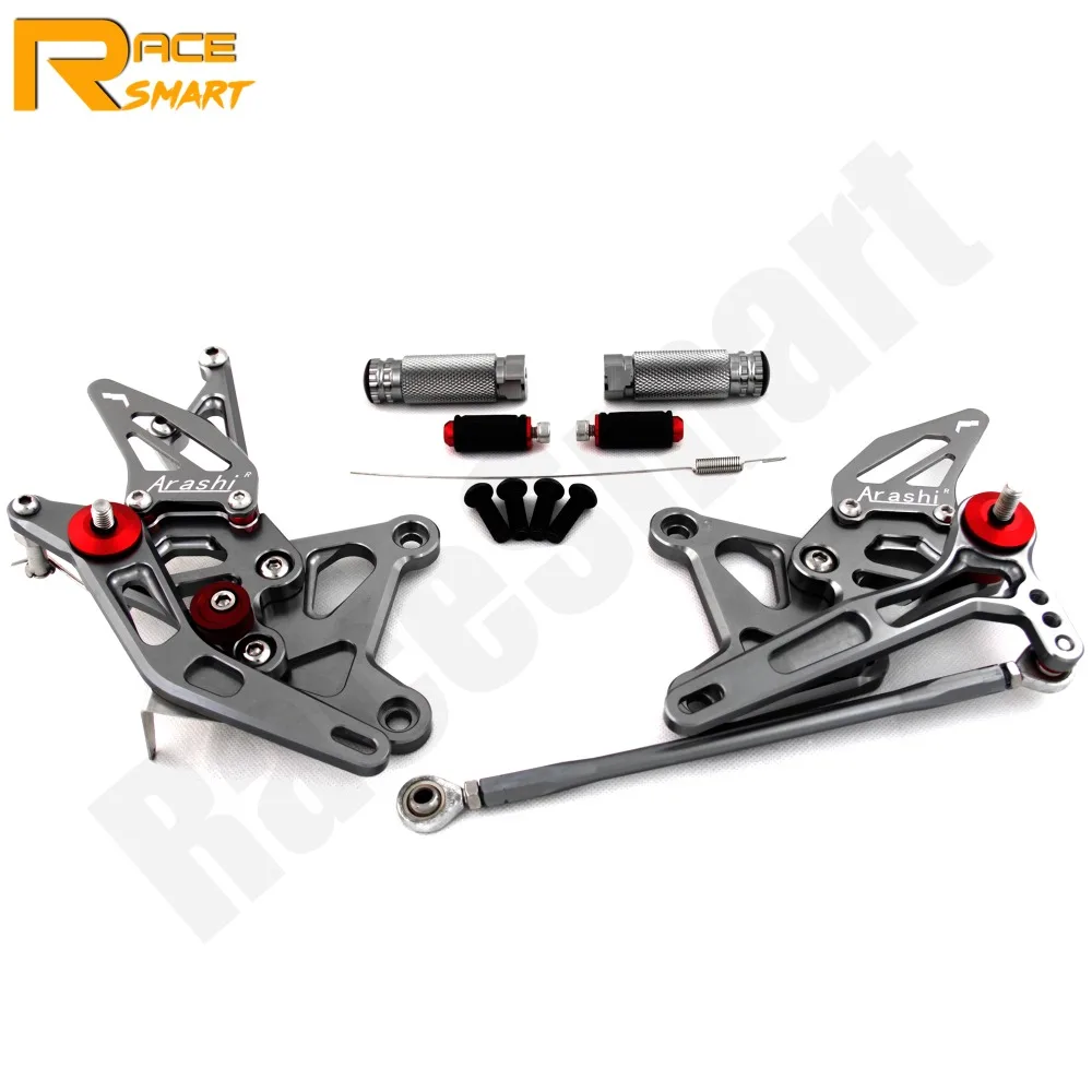 CNC Регулируемые задние ножки педали для KAWASAKI ZX6R ZX636 2005 2006 ZX 6R 636 аксессуары