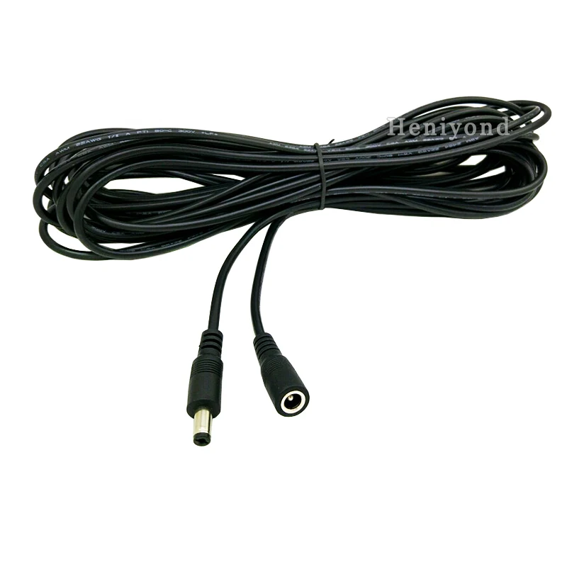 

10M DC Power Extension Cable DC Jack Female to Male Plug Cable Adapter Extension Cord Connector for Camera CCTV LED Monitor