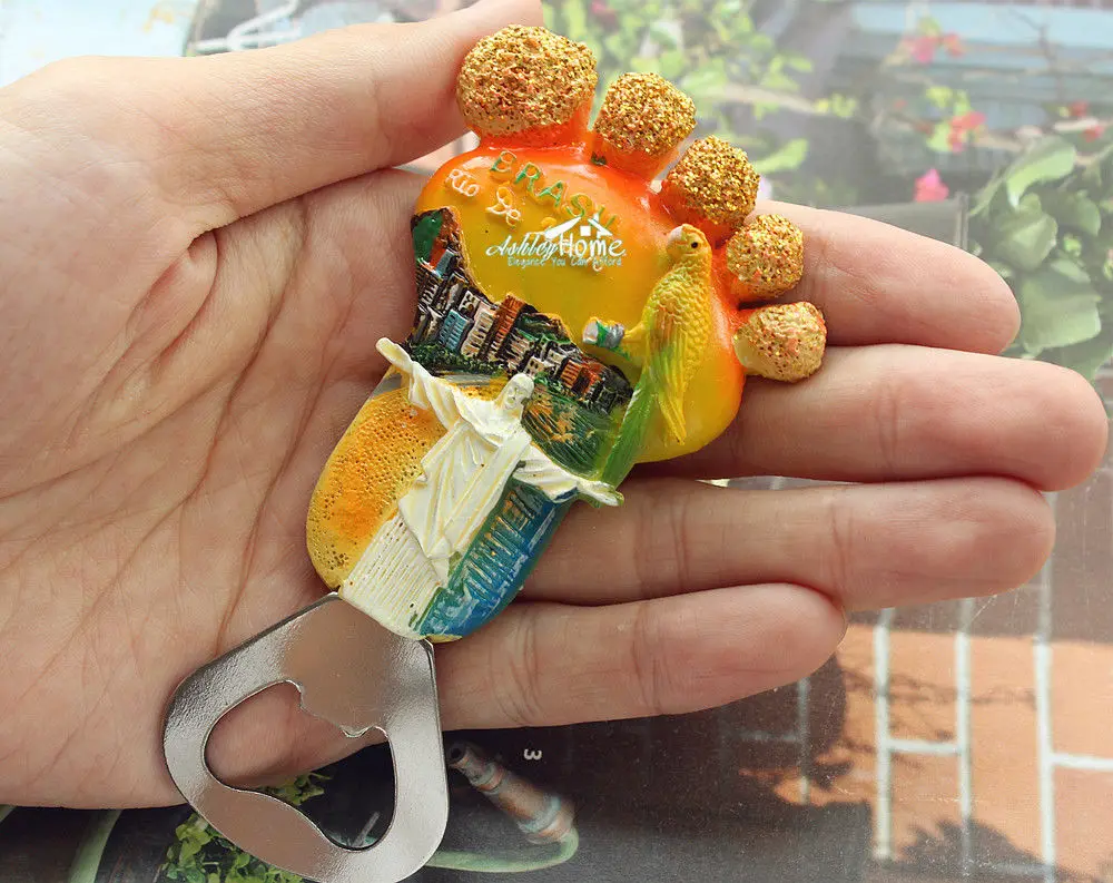 Открывалка для бутылок из смолы 3D путешествий туризма | Дом и сад