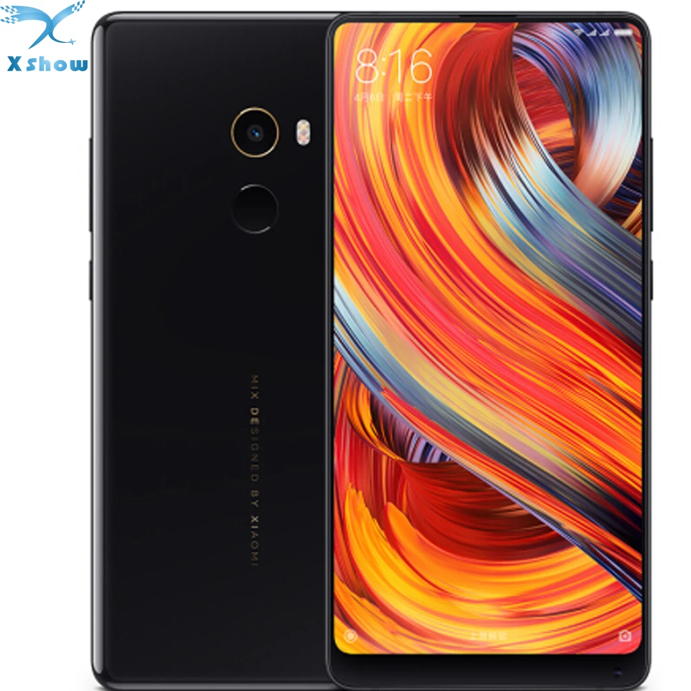 Оригинальный Xiaomi Mix 2 Mix2 мобильный телефон 6 ГБ 64 Snapdragon 835 Octa core 5.99 &quotFHD дисплей