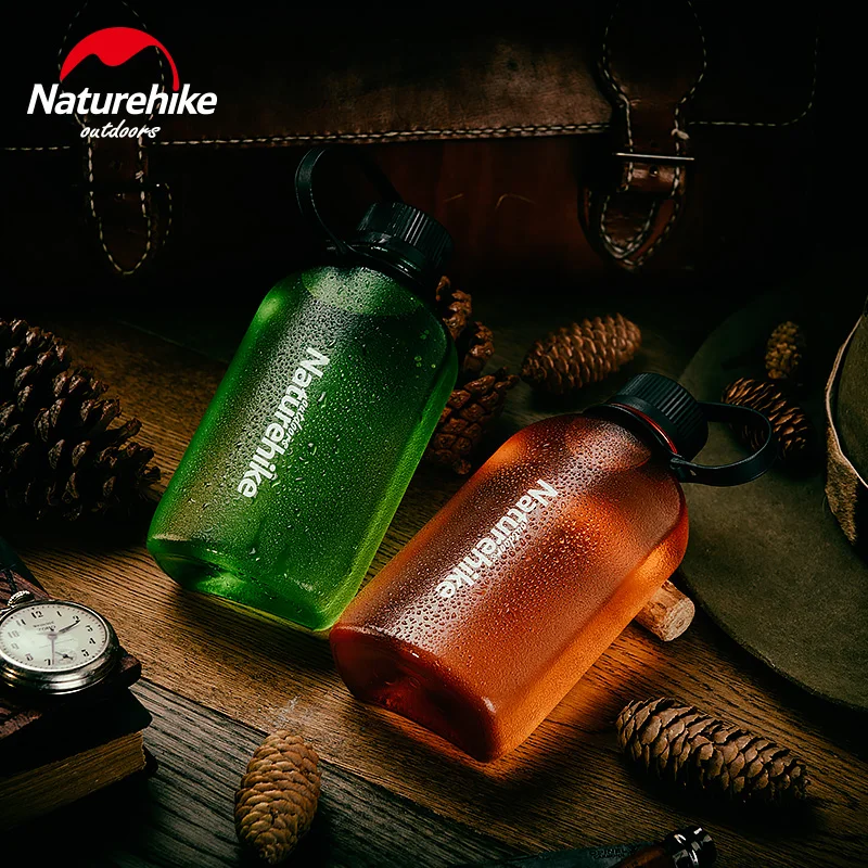 Спортивная бутылка для воды NatureHike 450 мл пластиковая уличная чашка пищевой класс