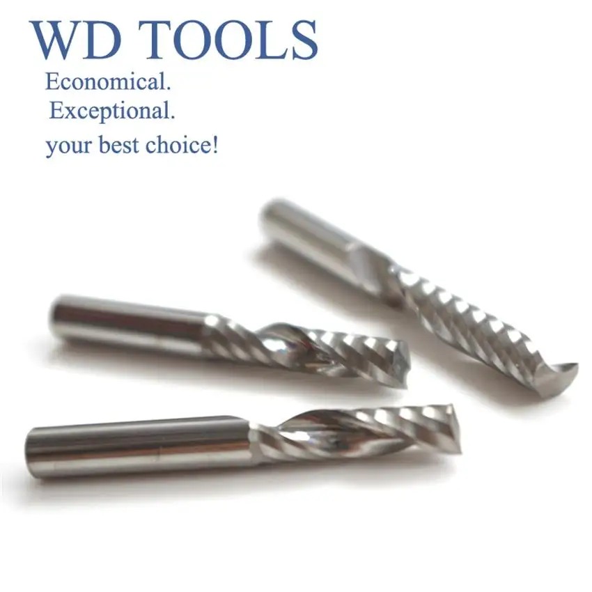 Один пакет вверх и вниз режущие биты квантованный Карбид Фрезы с ЧПУ Флейта