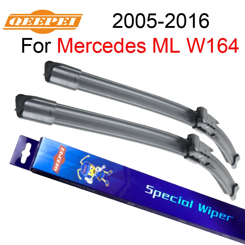 QEEPEI для Mercedes ML W164 2005- 28 ''+ 21'' Авто салфетки и аксессуары для авто резиновые уплотнения ветрового стекла стеклоочиститель, CPB112-1