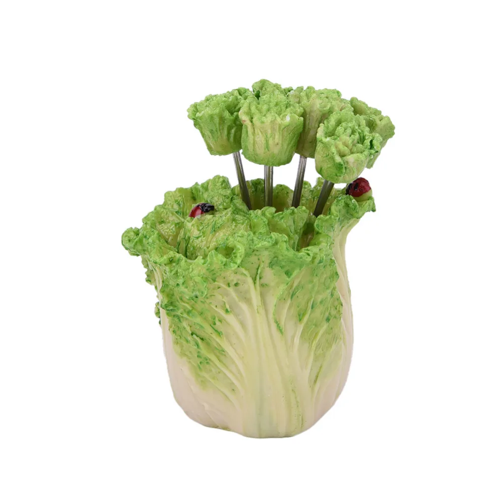 5 шт./компл. набор фруктовая вилка креативное растение Вилка Набор посуды