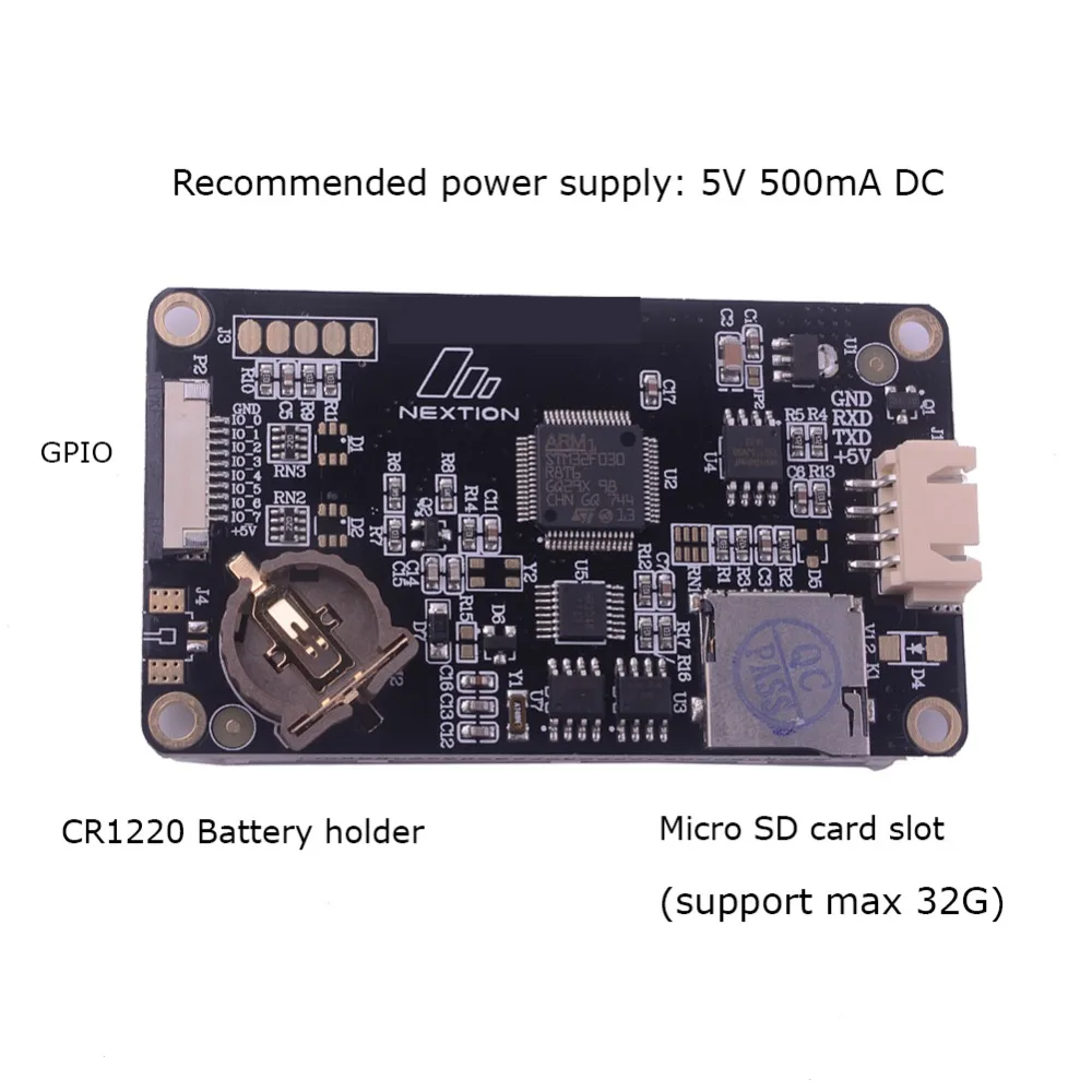Улучшенный сенсорный ЖК дисплей UART HMI 2 4 дюйма Nextion + черный акриловый чехол для