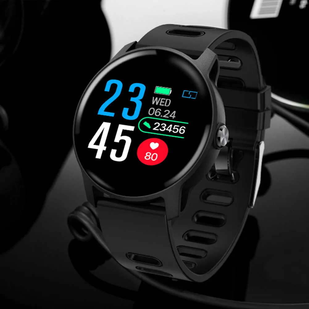 Мужские умные часы S 08 SENBONO IP68 фитнес-трекер пульсометр Шагомер Smartwatch для Android IOS черный водонепроницаемый телефон