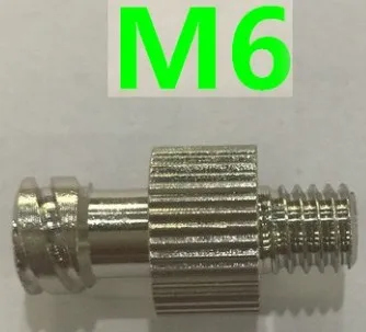 M6 Клей подупаковка Шприц Баррель luer замок адаптер с винтовым концом M5, M6, G1/8, G1/4 опционально для жидкости - Цвет: M6