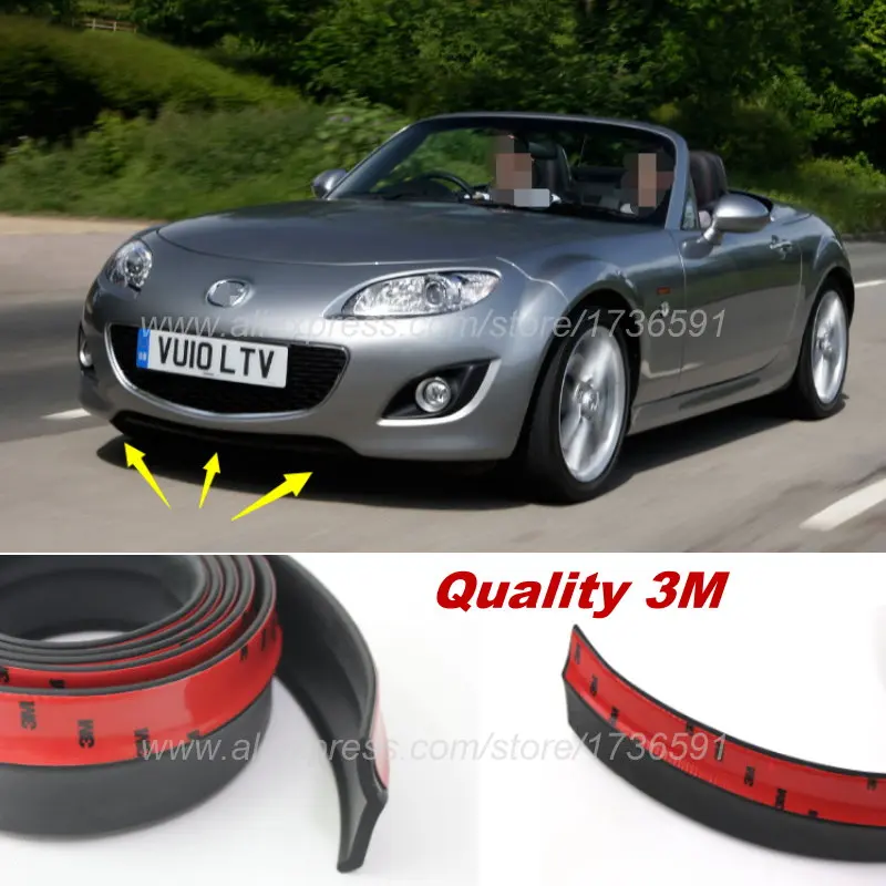 Бампер для губ дефлектор Mazda MX 5 MX5 Miata Eunos Roadster/передний спойлер юбка Тюнинг