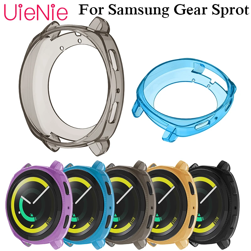 Мягкий силиконовый чехол для смарт часов samsung gear sport прозрачный мягкий защитный