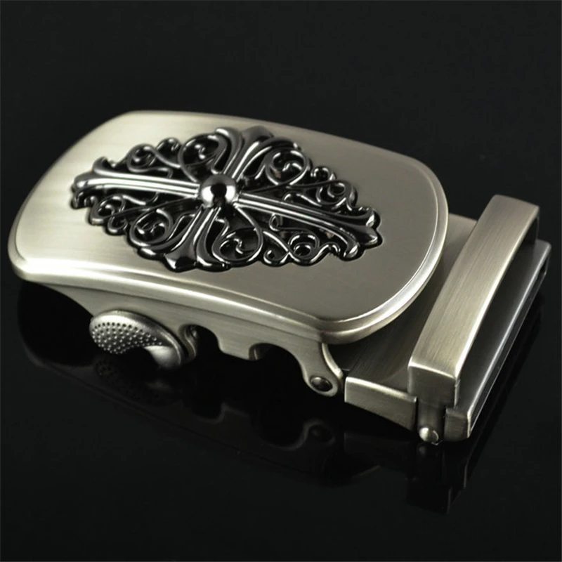 ZAYG новый роскошный Сталь Пряжка Ремни для Для мужчин Автоматическое сплава