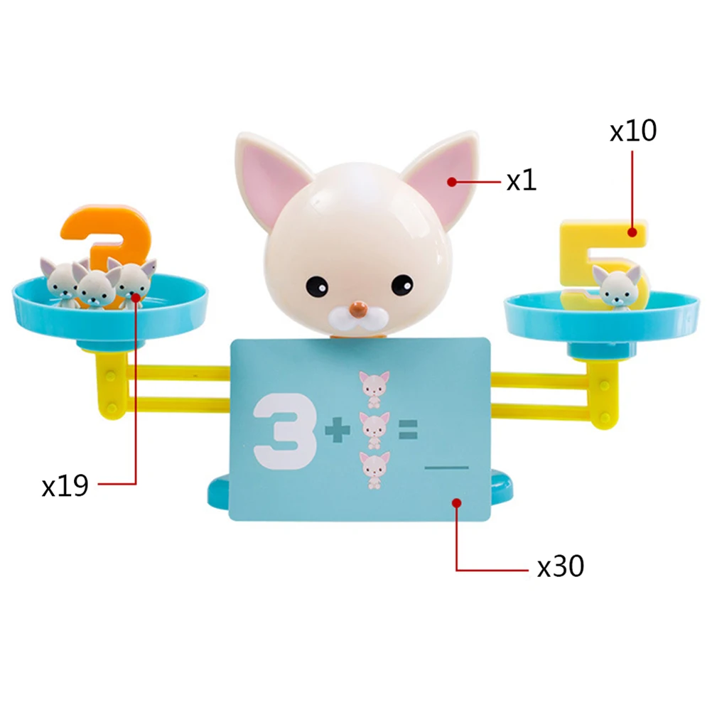 1 шт., балансировочная математическая игрушка, Монтессори, балансировочная доска, щенок, математическая обучающая игрушка, детские дошкольные развивающие игрушки
