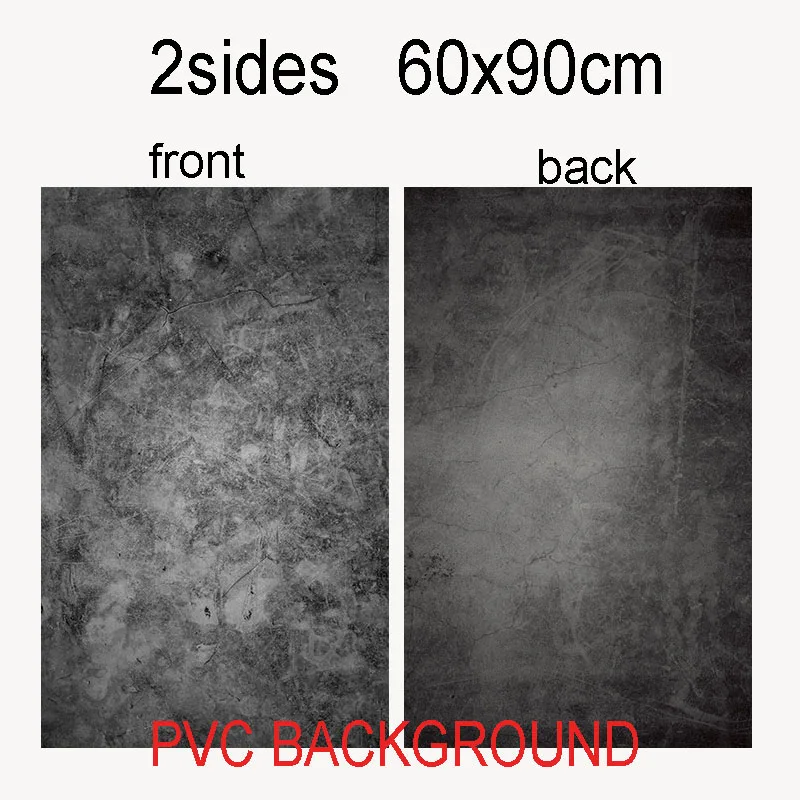 60X90 см 2 стороны 24 цвета ПВХ фотографии фоны Водонепроницаемый Премиум мраморная текстура фон для фото еда ювелирные изделия мини элементы - Цвет: Коричневый