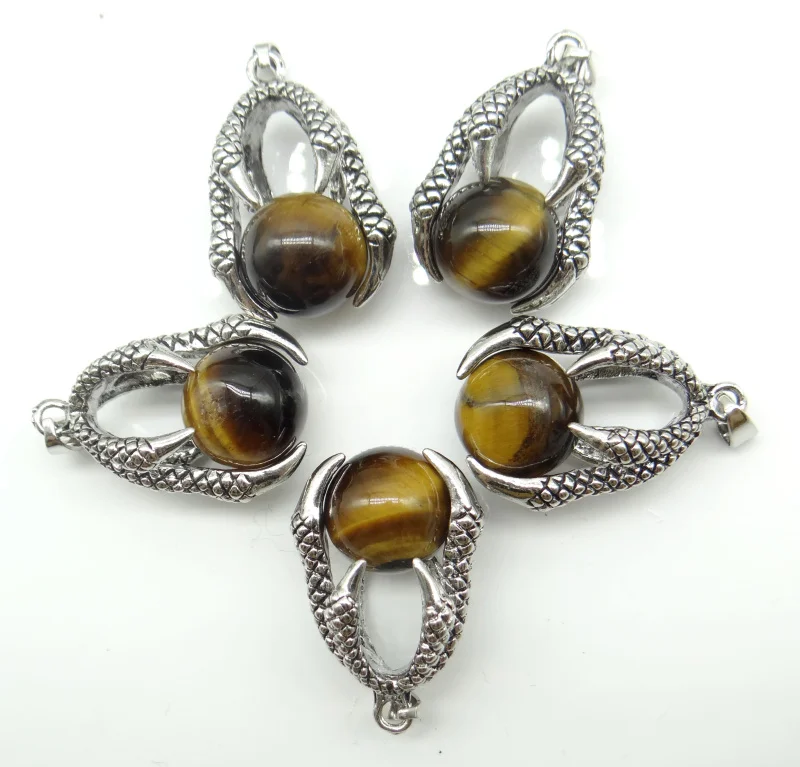 Бусины skraft beads в винтажном стиле посеребренные бусины форме когтя дракона