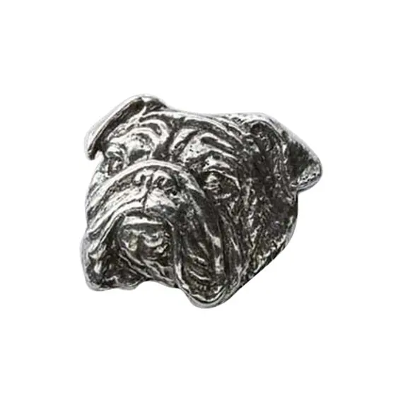 Оптовая продажа новый стиль винтажная брошь в виде английского бульдога