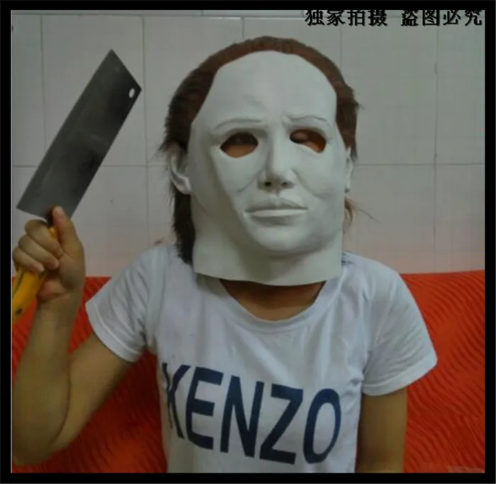 Лидер продаж Halloween Party Косплэй Майкл Майерс Стиль Хэллоуин ужас Маска латекс