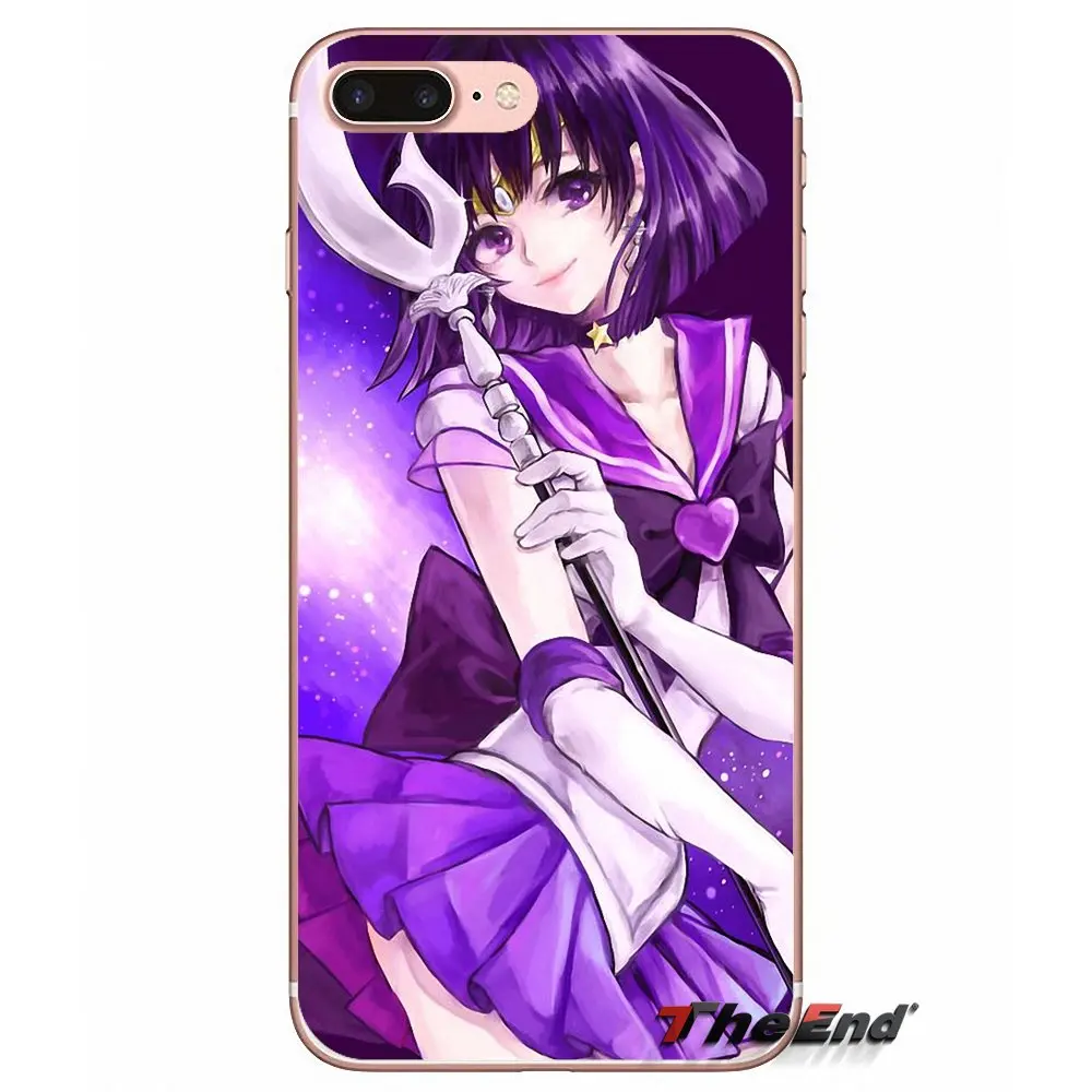 Мягкий чехол для девочек Samsung Galaxy S3 S4 S5 MINI S6 S7 edge S8 Plus Note 2 3 4 5 Grand Core Prime Sailor Saturn Moon Japan
