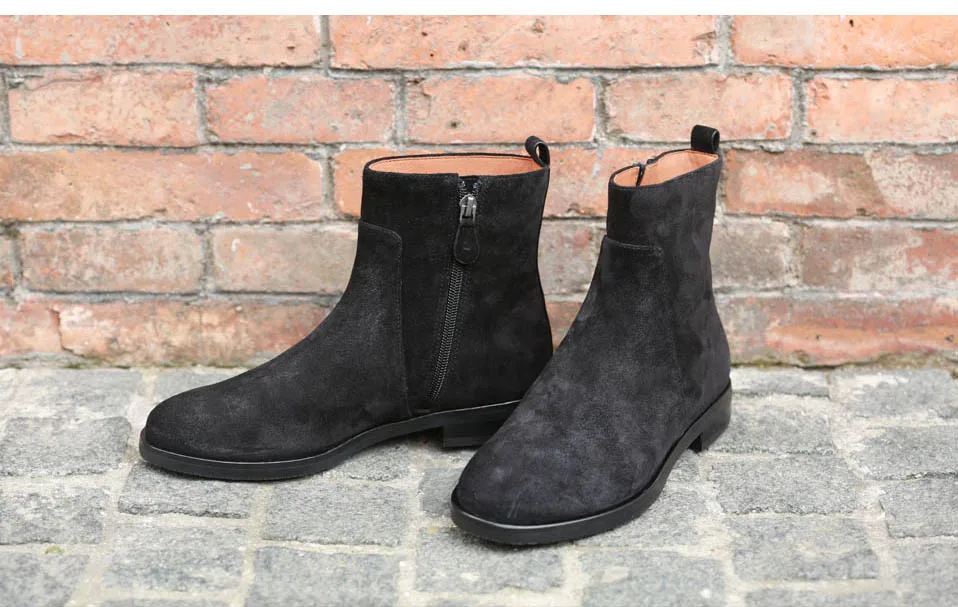 Непроницаемые Винтажные ботинки Martin из искусственной кожи; botas media pantorrilla encaje hasta mediados tacones botas DE montar mas zapatos